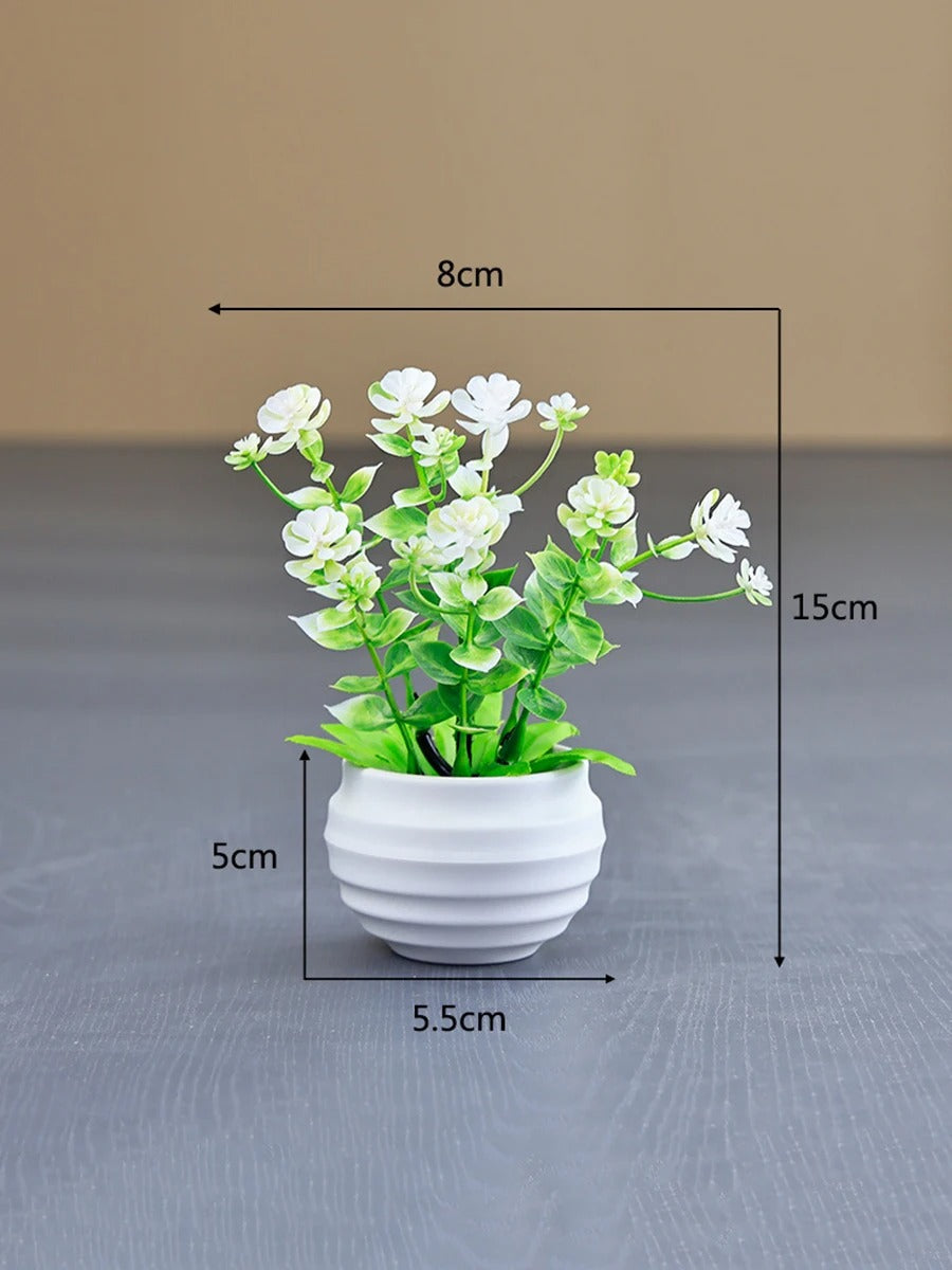 Potted Faux Flowers