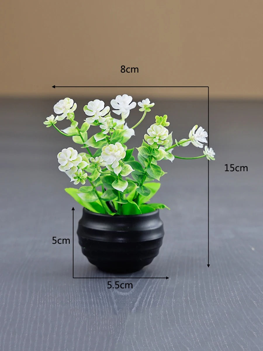 Potted Faux Flowers