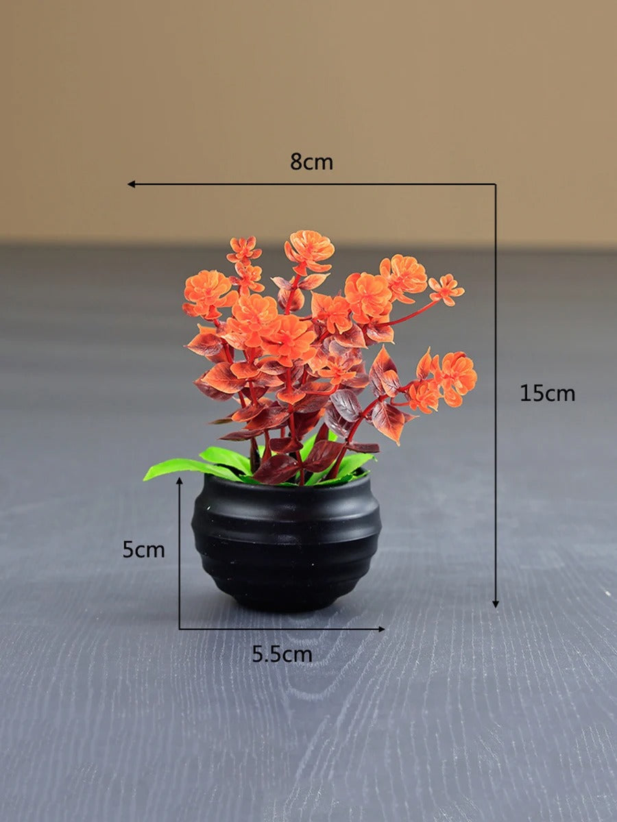 Potted Faux Flowers