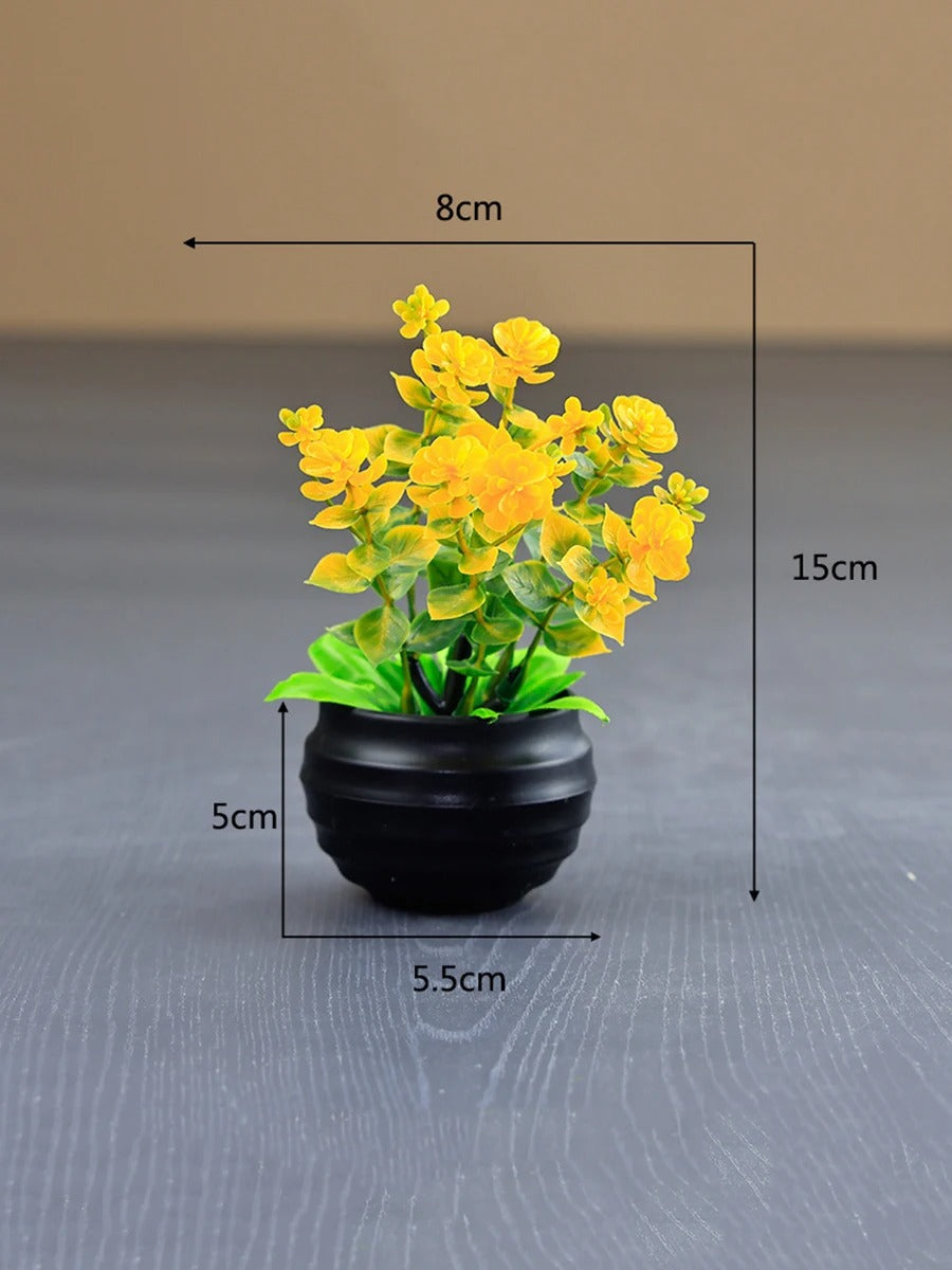 Potted Faux Flowers