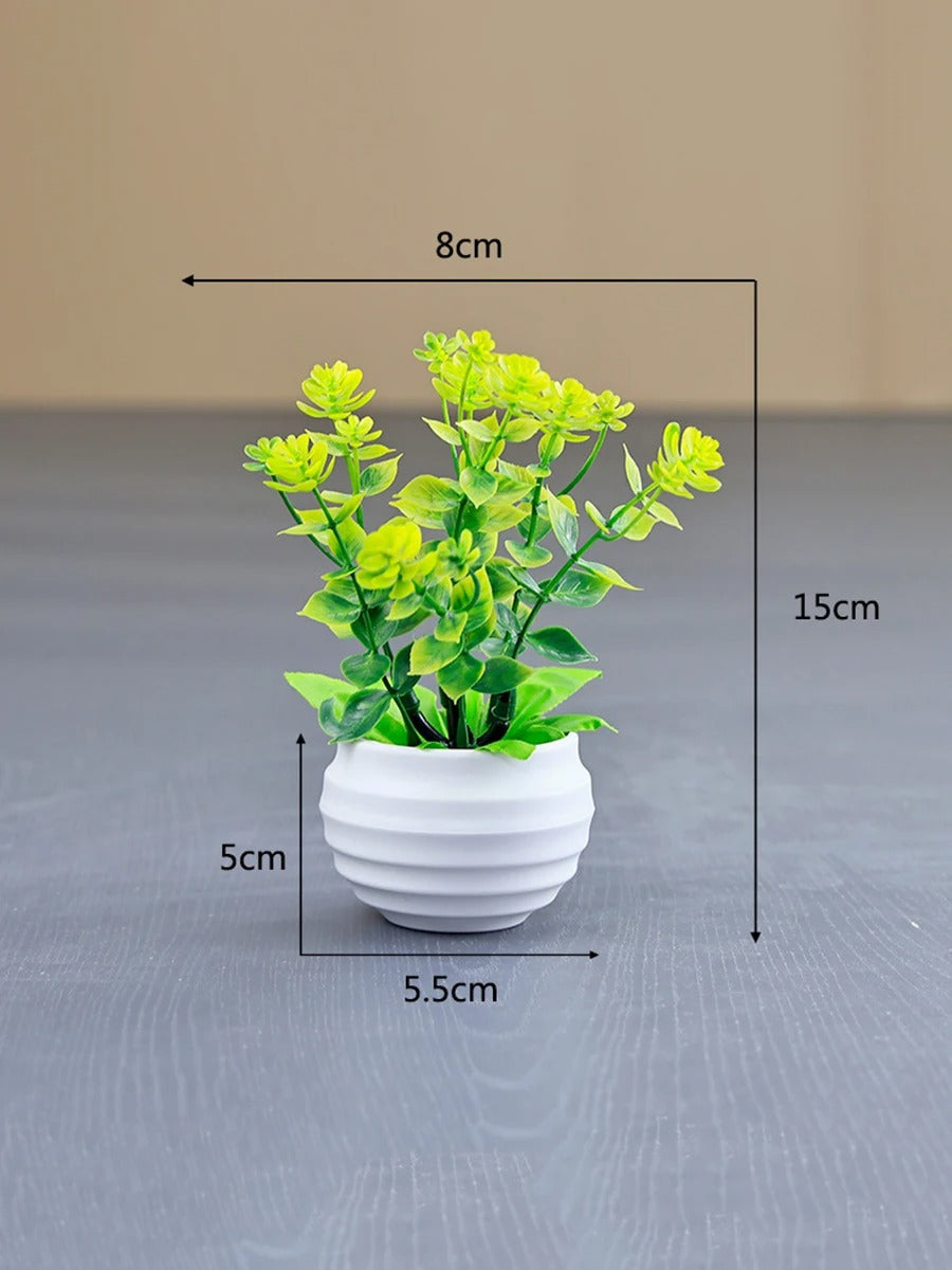 Potted Faux Flowers