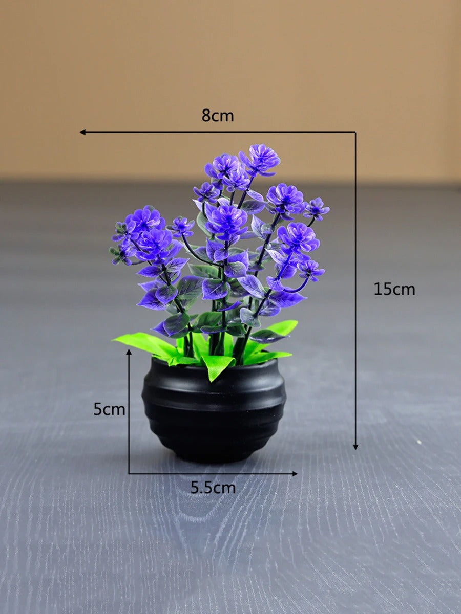 Potted Faux Flowers