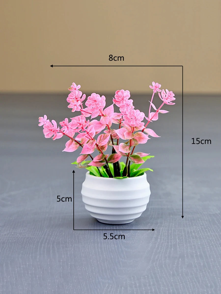 Potted Faux Flowers