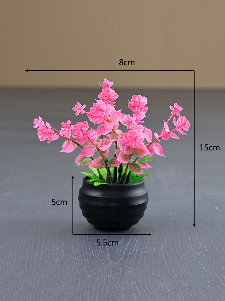 Potted Faux Flowers