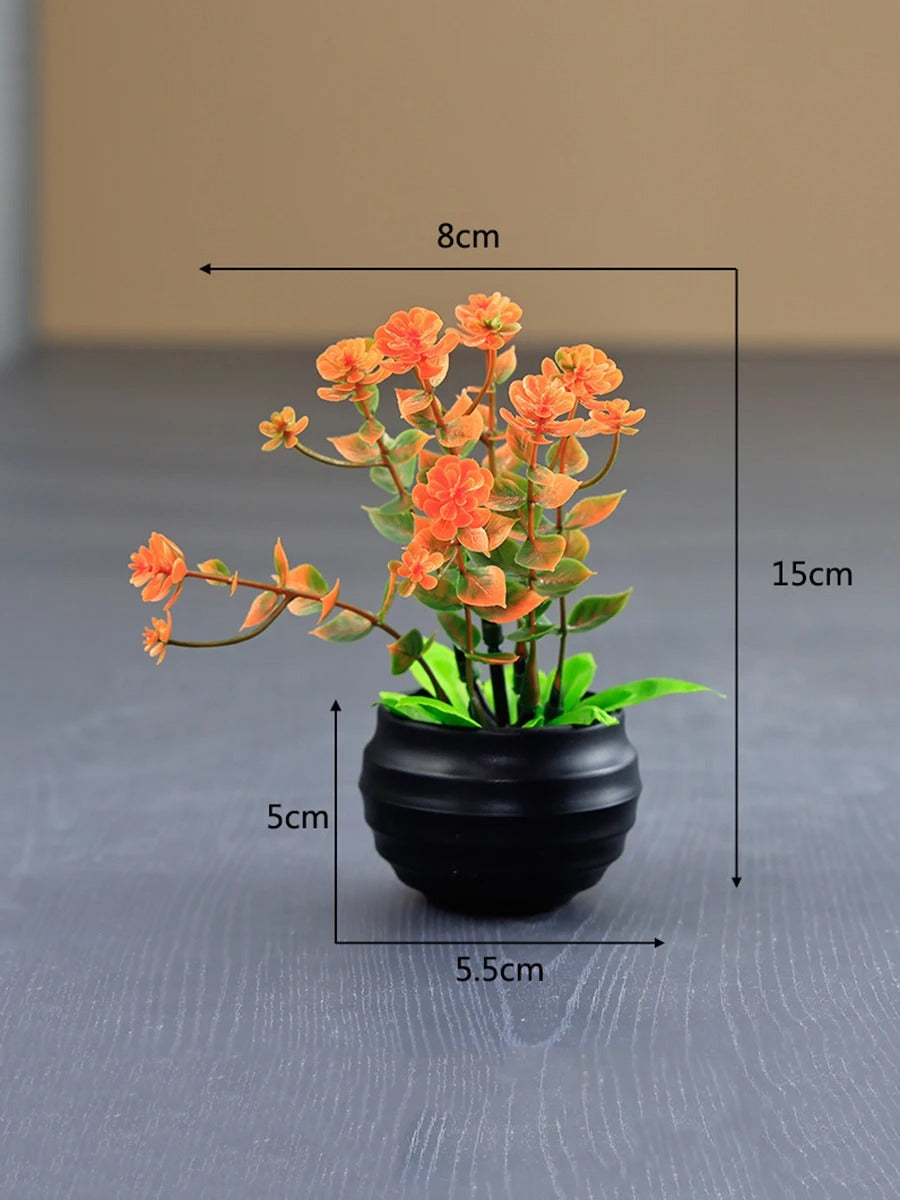 Potted Faux Flowers